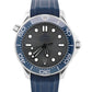 PAPERS Omega Seamaster Diver Steel BLUE GREY WAVE 42mm 210.32.42.20.06.001 BOX