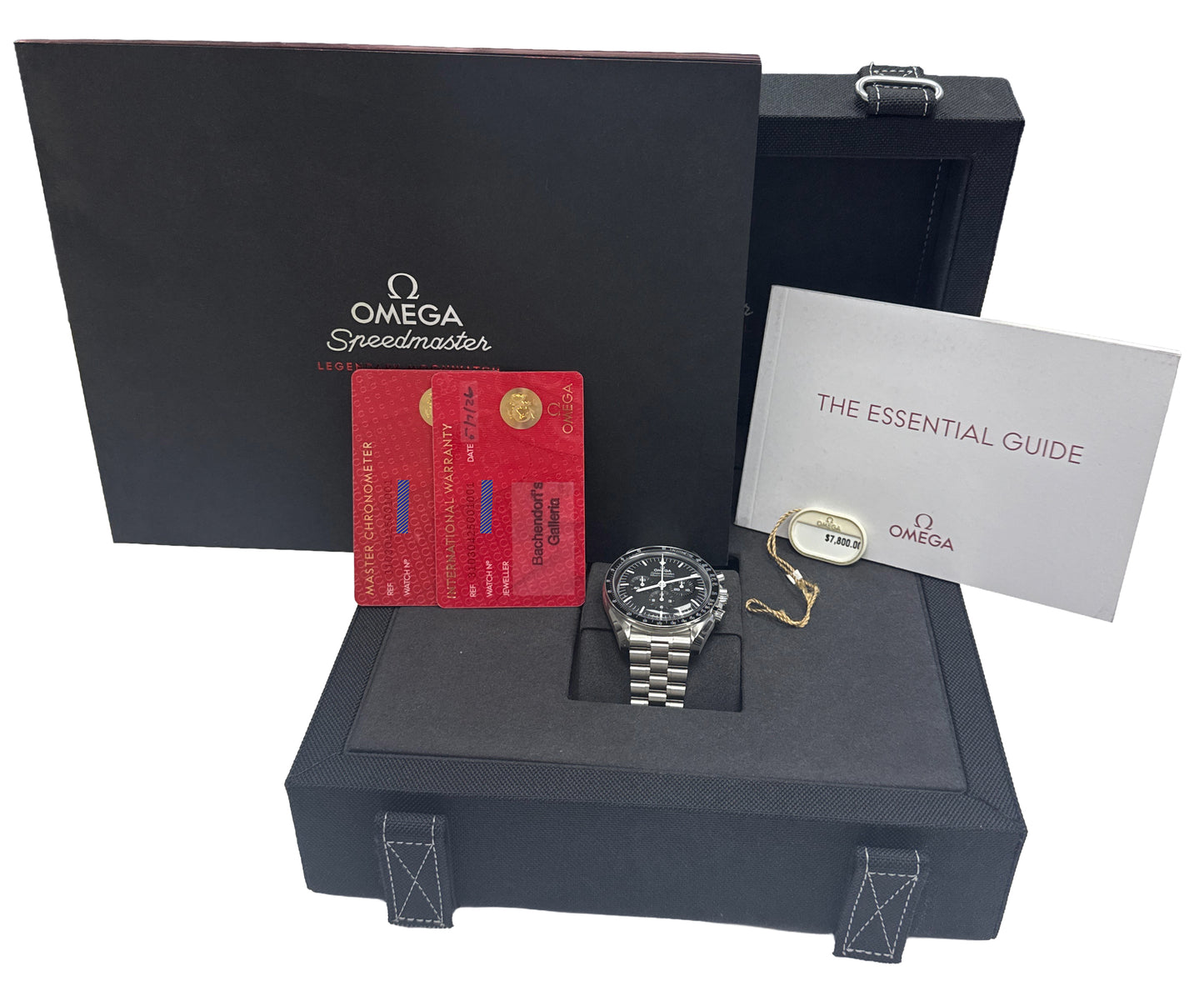 NEW MAY 2026 PAPERS Omega Speedmaster Moonwatch 42mm 310.30.42.50.01.001 BOX
