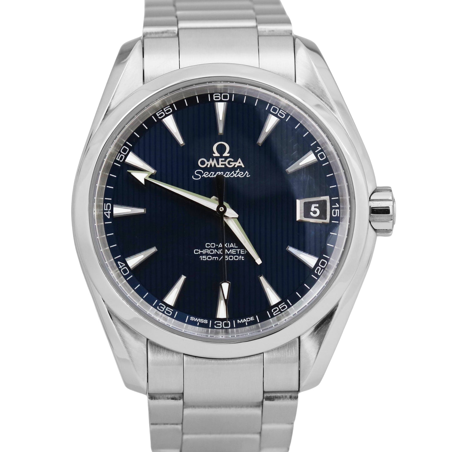 Omega Seamaster Aqua Terra BLUE Stainless Steel 38.5mm 231.10.39.21.03.001 BOX