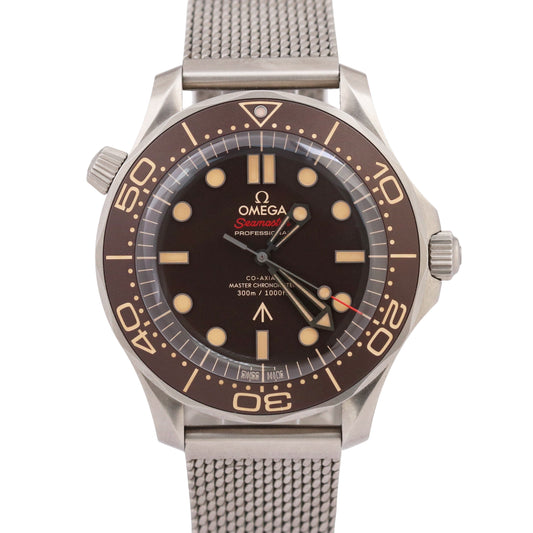 NEW 2025 PAPERS Omega Seamaster NO TIME TO DIE 42mm Titanium 210.90.42.20.01.001