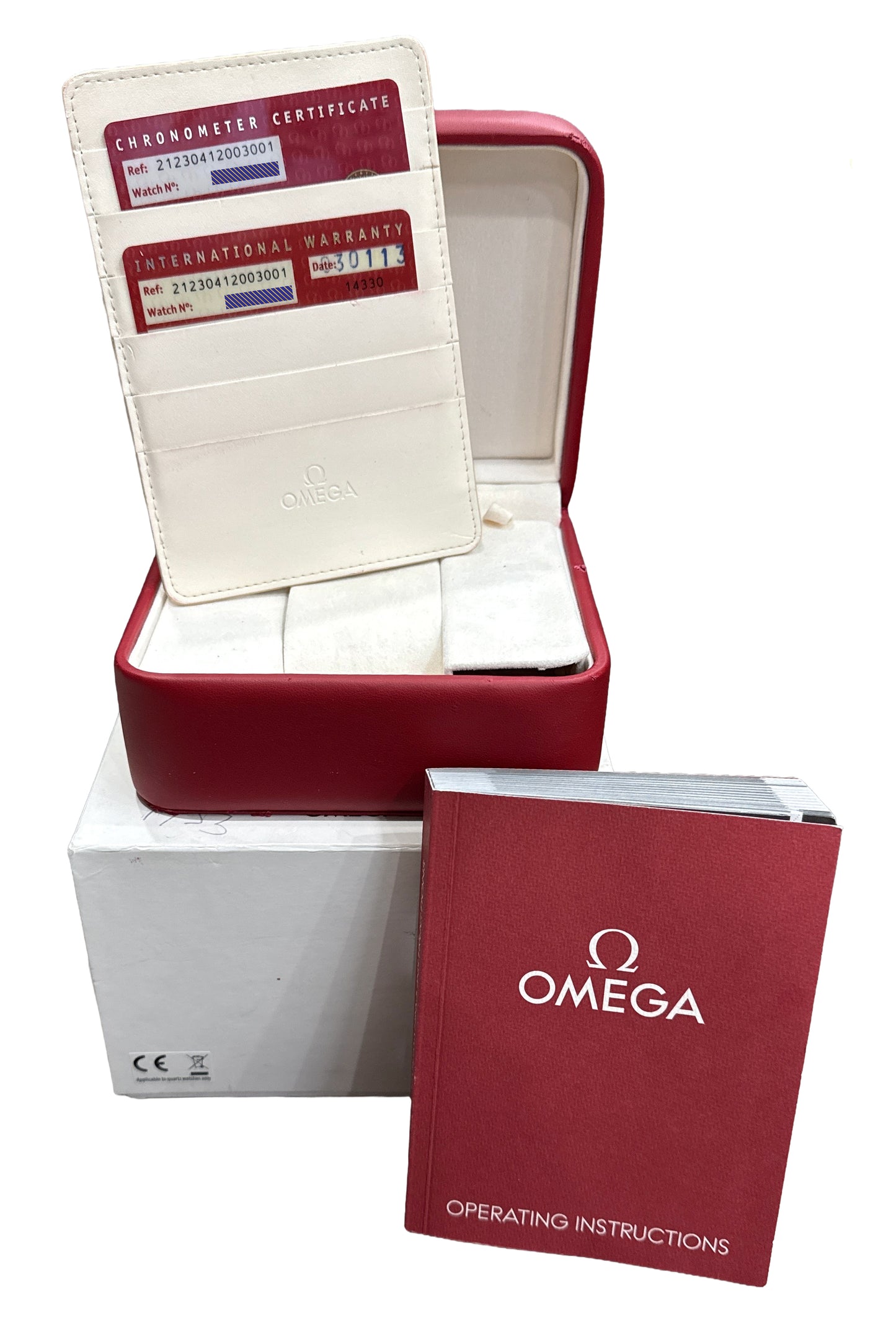 PAPERS Omega Seamaster Professional BLUE 41mm Steel 212.30.41.20.03.001 BOX