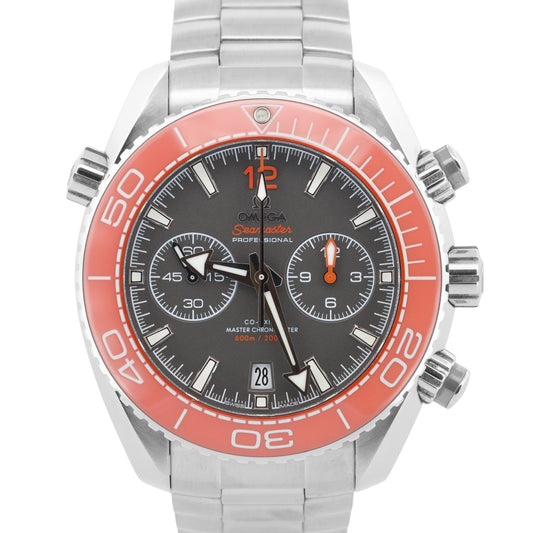 Omega Seamaster Planet Ocean 600M 45.5mm ORANGE Steel 215.30.46.51.99.001 Watch