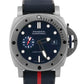 Panerai Submersible PAM01391 QuarantaQuattro Luna Rossa Blue 44mm Box Papers
