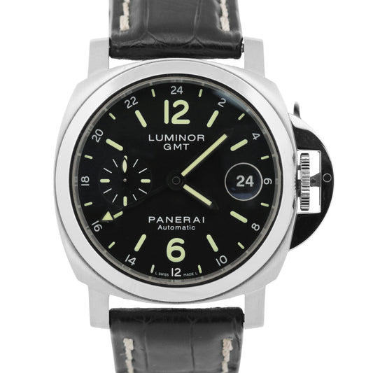 PAPERS Panerai Luminor GMT PAM00244 Automatic Steel Leather 40mm PAM244 BOX