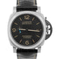 PAPERS Panerai Luminor Marina 1950 Steel BLACK 44mm PAM01312 Leather Watch BOX