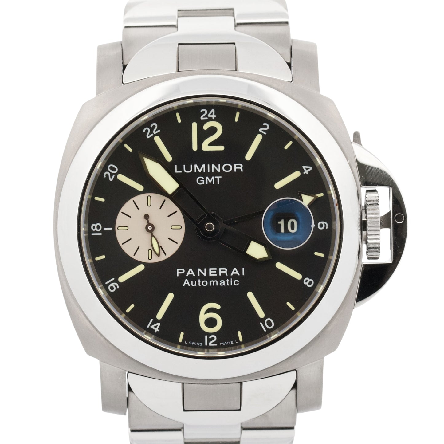 Panerai Luminor GMT PAM 161 Automatic Black TITANIUM Stainless 44mm PAM00161