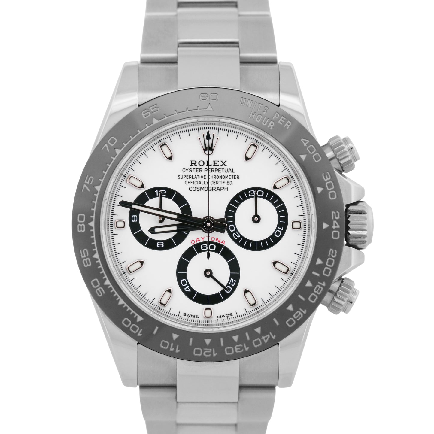 2023 PAPERS Rolex Daytona Cosmograph 40mm PANDA White Ceramic 116500 LN BOX