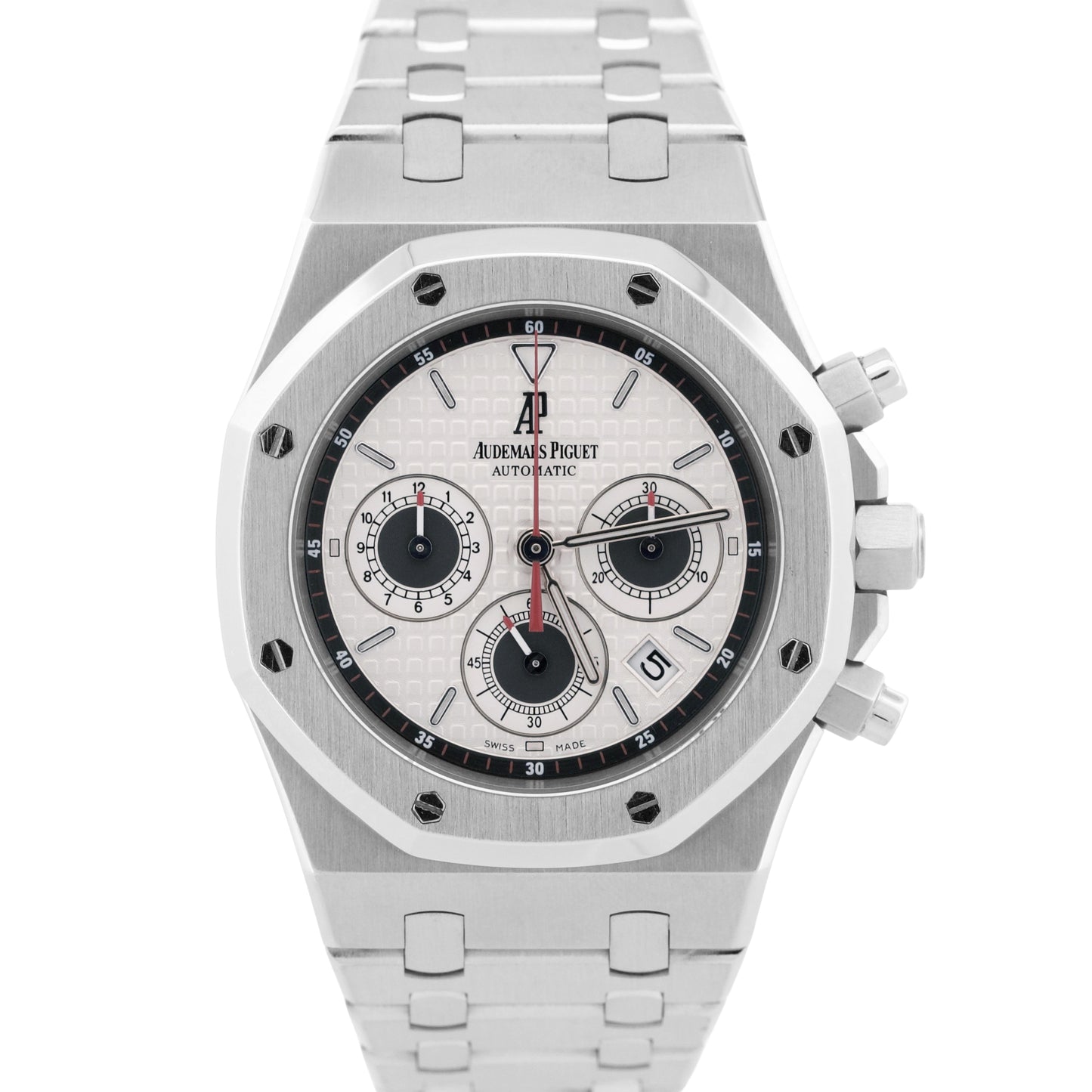 Audemars Piguet Royal Oak Chronograph PANDA 39mm Stainless Steel Watch 26300ST