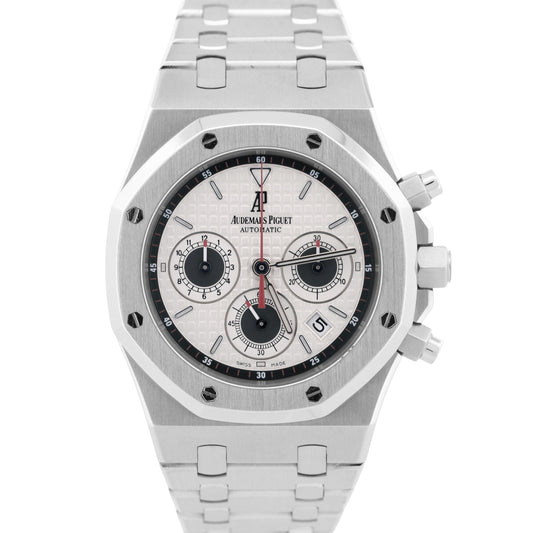 Audemars Piguet Royal Oak Chronograph PANDA 39mm Stainless Steel Watch 26300ST