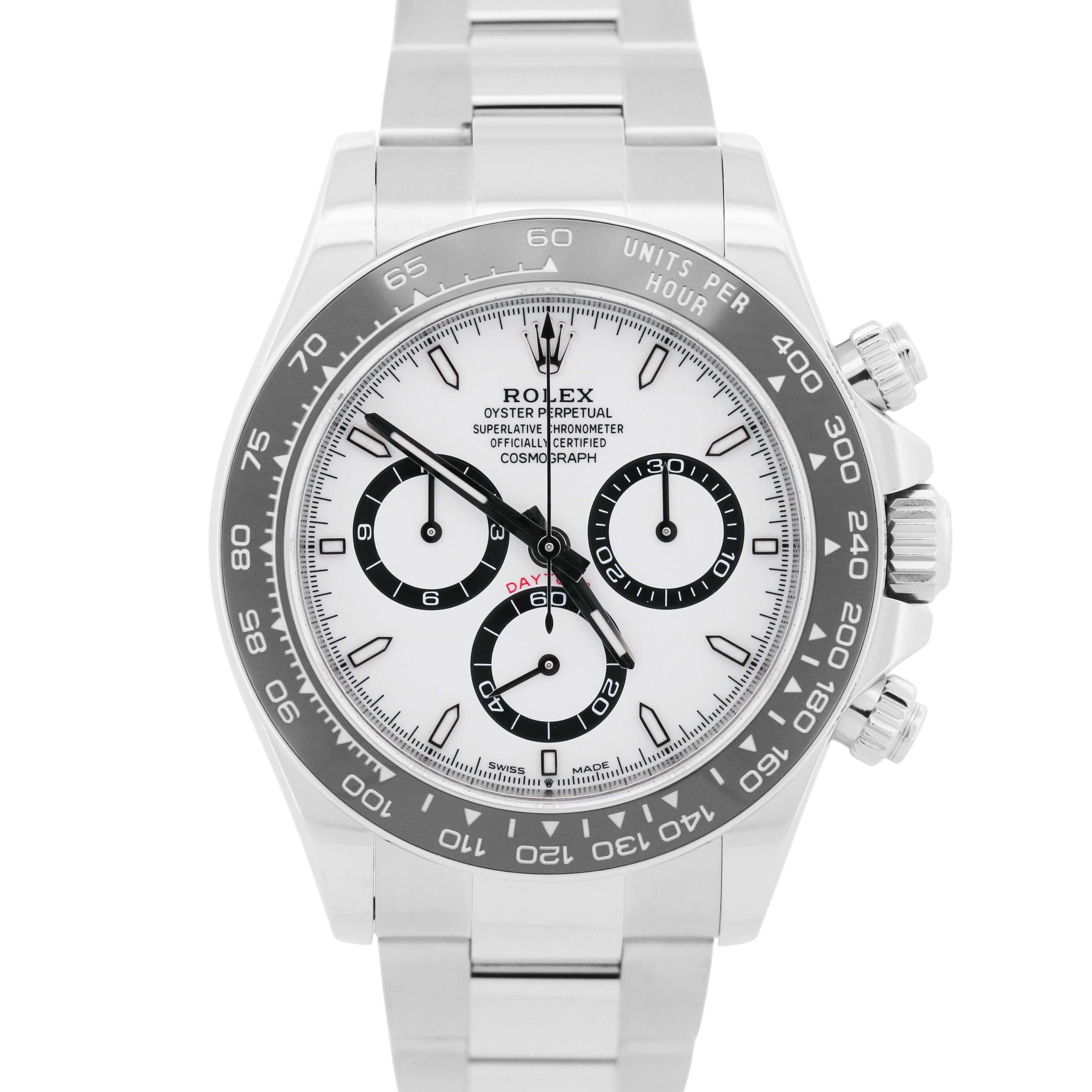 2025 Rolex Daytona Cosmograph Steel PANDA White Ceramic Steel 40mm
