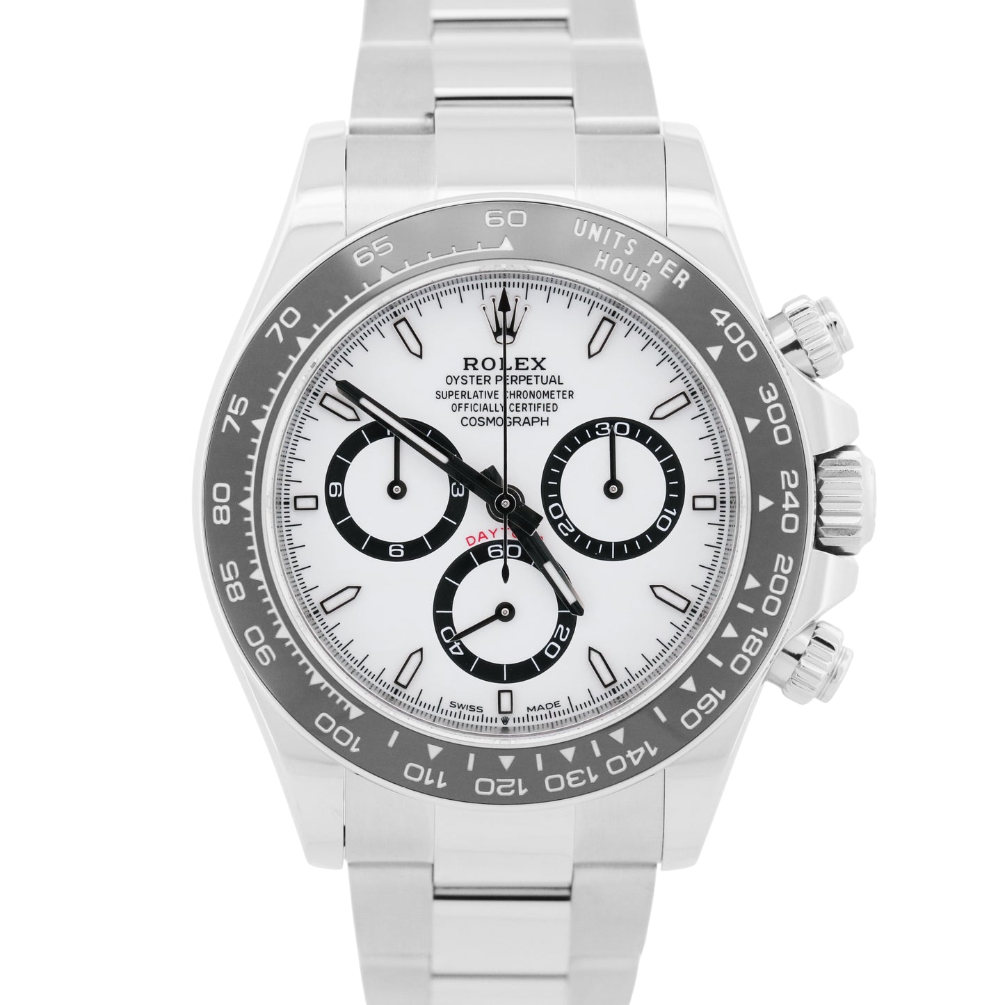 2025 Rolex Daytona Cosmograph Steel PANDA White Ceramic Steel 40mm 126500 LN BOX