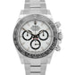 2024 PAPERS Rolex Daytona Cosmograph Steel PANDA White Steel 40mm 126500 LN BOX