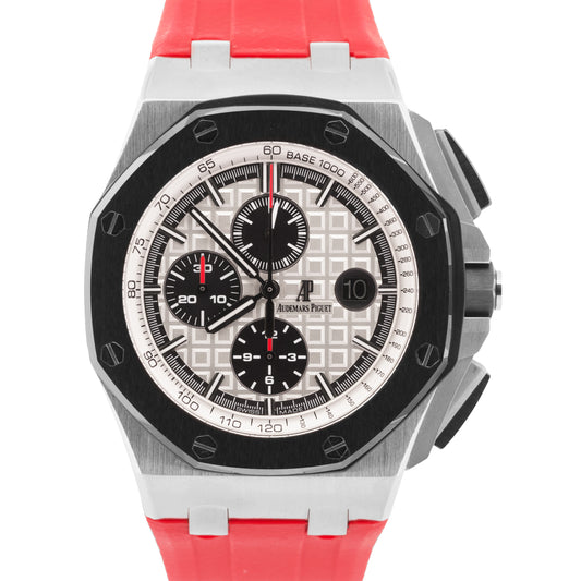 PAPERS Audemars Piguet Royal Oak Offshore PANDA Rubber Red 44mm 26400SO BOX