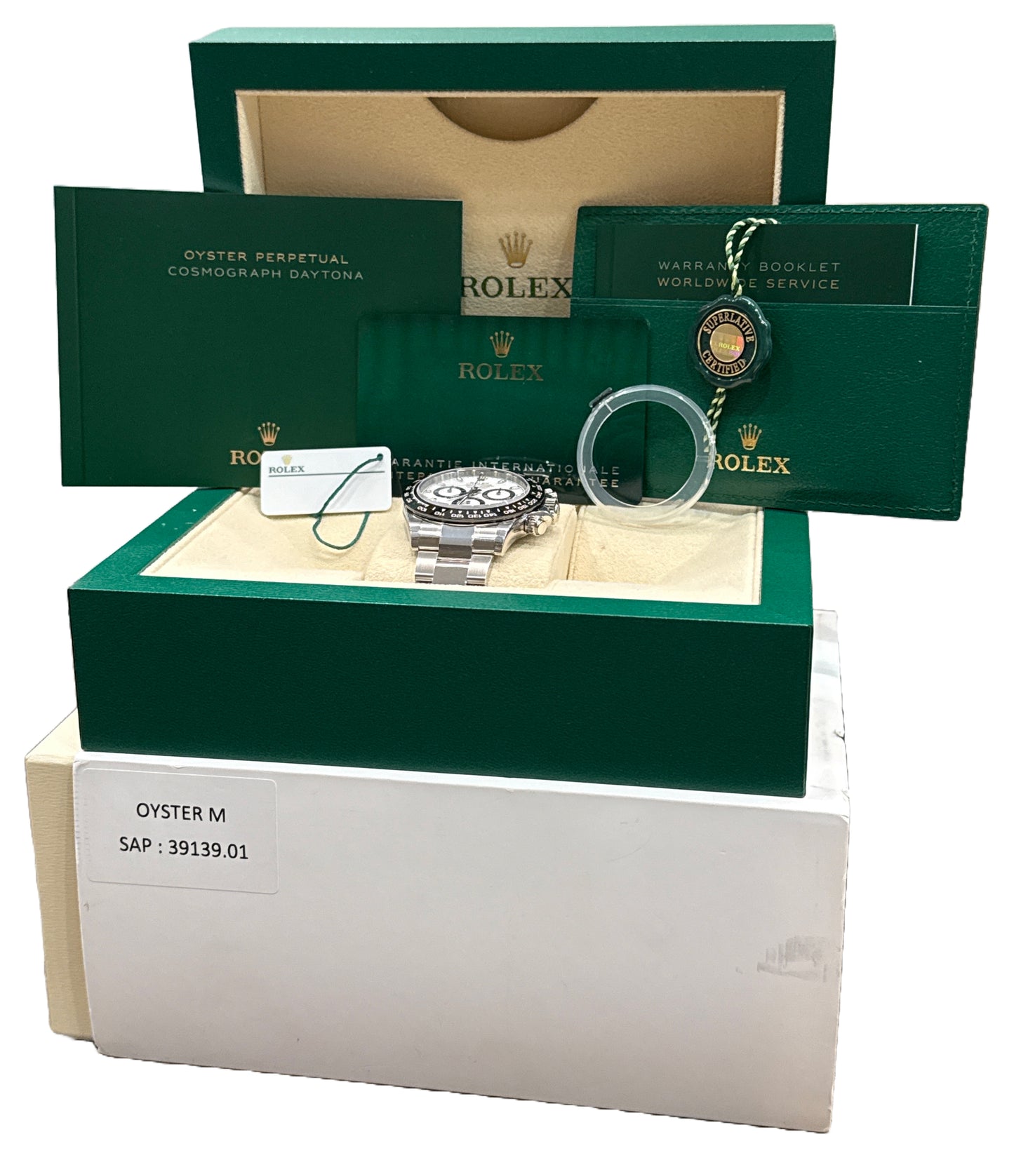 NEW STICKERED PAPERS Rolex Daytona 116500 LN Ceramic PANDA White Steel 40mm BOX