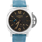 PAPERS Panerai Luminor GMT Power Reserve Black BLUE Leather 42mm PAM01537 BOX