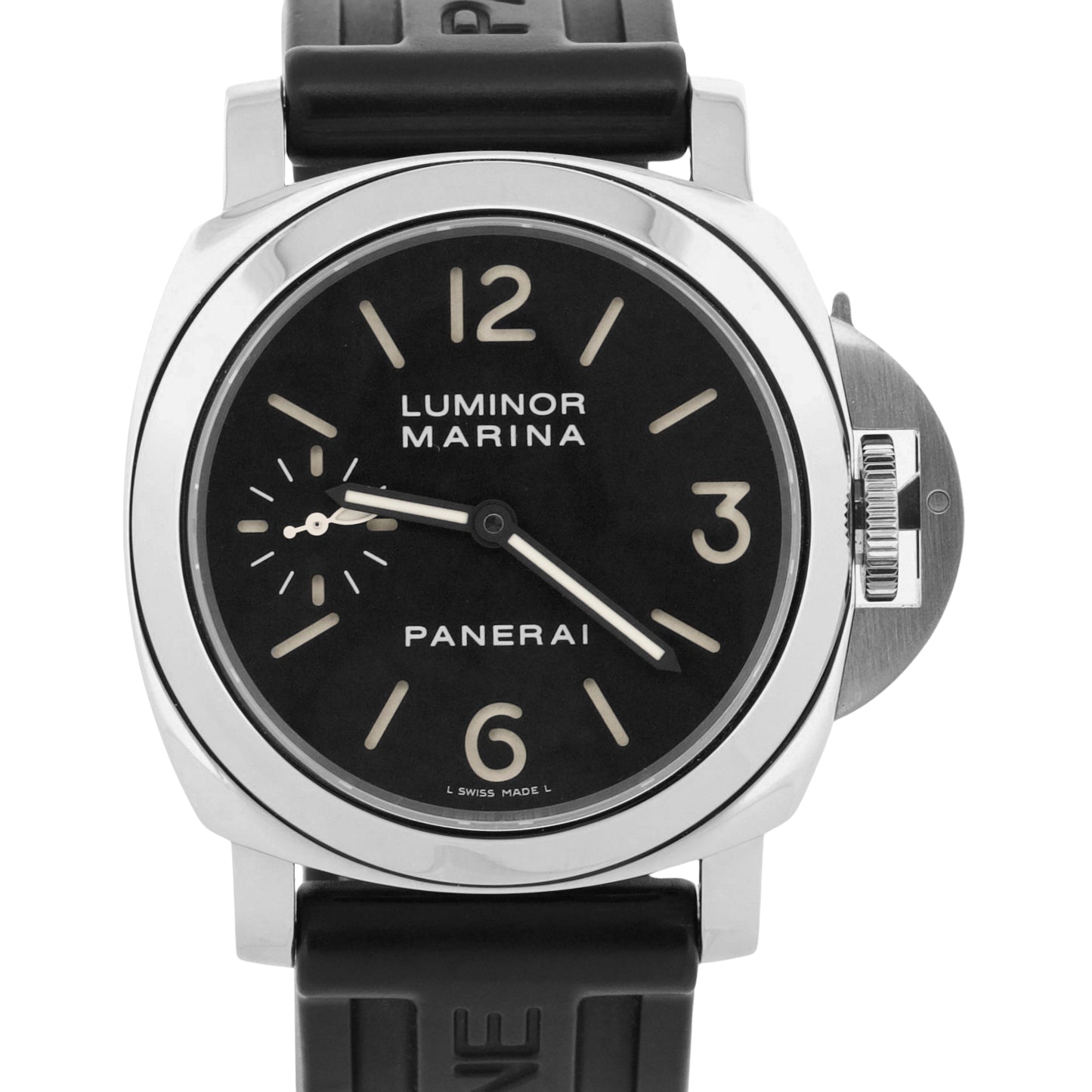 2007 Panerai Luminor Marina PAM00111 Black Rubber PAM111 44mm Watch Box Papers