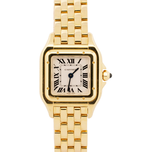 2024 Cartier Panthere 4178 WGPN0047 White 18K Yellow Gold Quartz 23mm Watch Box