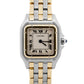 Ladies Cartier Panthere 6692 Three-Row 18K Gold Steel Ivory 22mm Quartz Watch