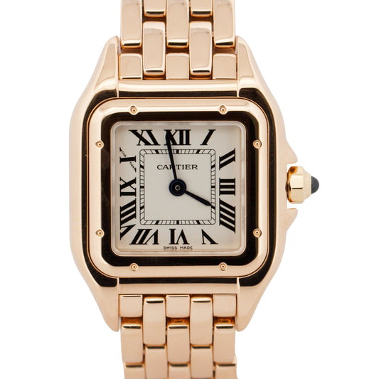 2024 Cartier Panthere 4179 WGPN0040 18K Rose Gold White Roman 22mm Box Papers