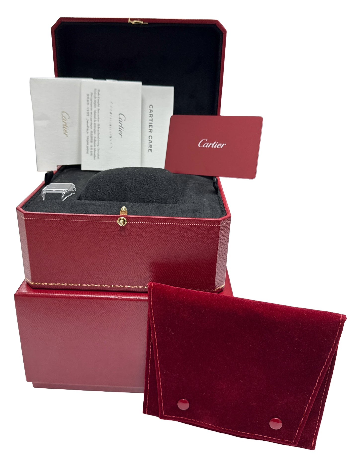 2022 PAPERS Ladies Cartier Panthere 22mm 18K Gold Quartz 4178 WGPN0008 BOX