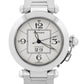 Cartier Pasha  35mm WHITE ARABIC Stainless Steel Automatic Watch 2475 / W31055M7