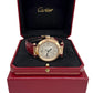 Cartier Pasha SILVER ARABIC 18K Rose Gold Leather 42mm Watch 2770 W3019051 BOX