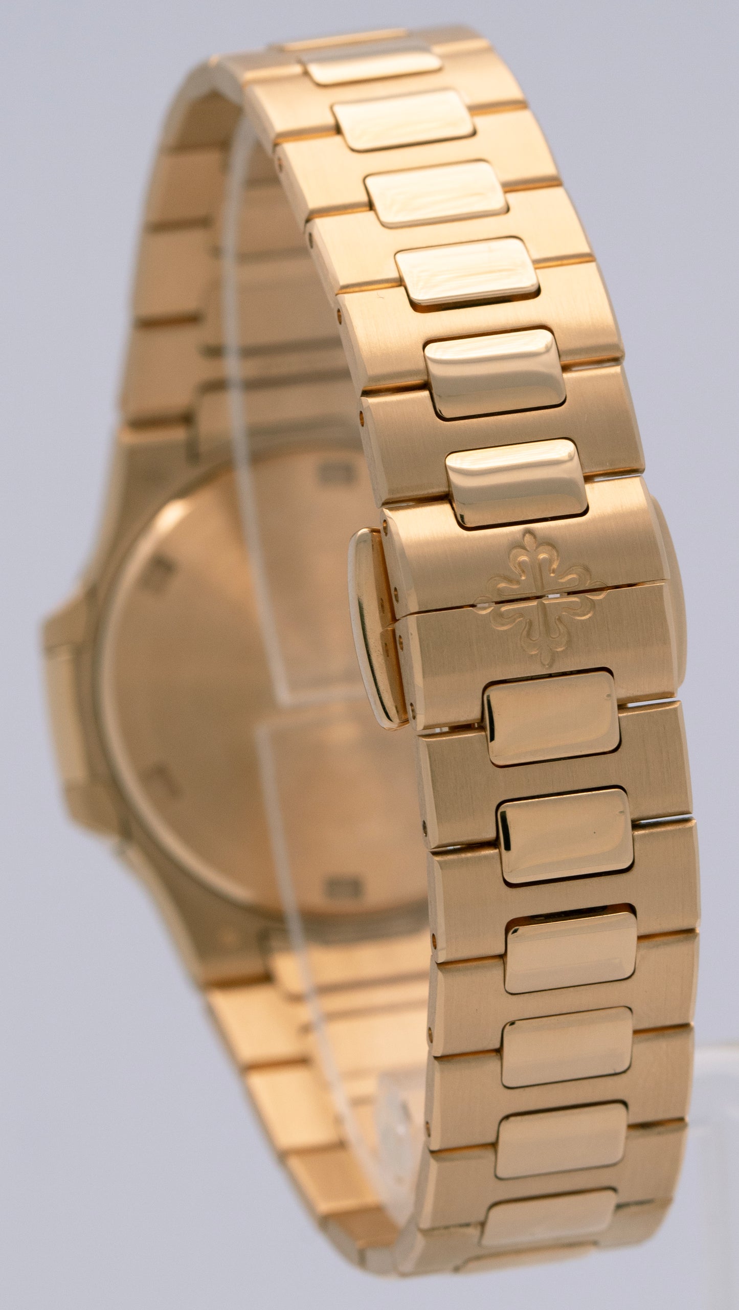 MINT PAPERS Patek Philippe Nautilus 18K Rose Gold 32mm Diamond Watch 7010/1R-010