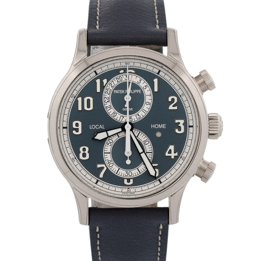 2025 Patek Philippe Travel Time Pilot 5925G-001 Blue 18K Gold 42mm Box Papers