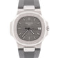 Patek Philippe Nautilus GRAY Rubber 18K White Gold Leather 40mm 5711G-001 BOX