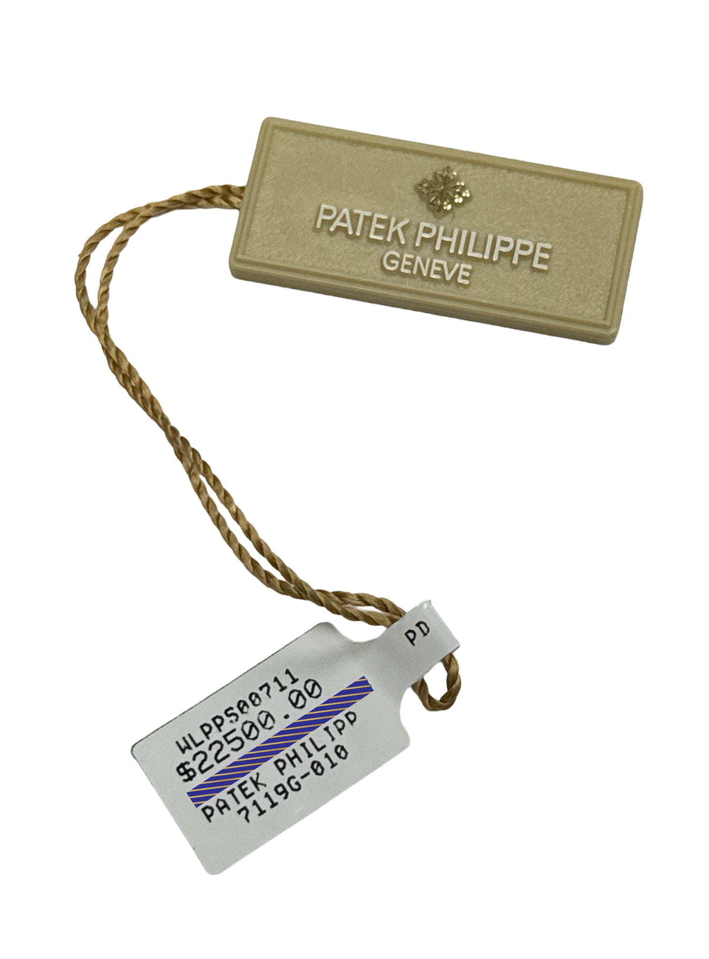 Patek Philippe Calatrava HOBNAIL Roman 18K White Gold Leather 31mm Watch 7119G