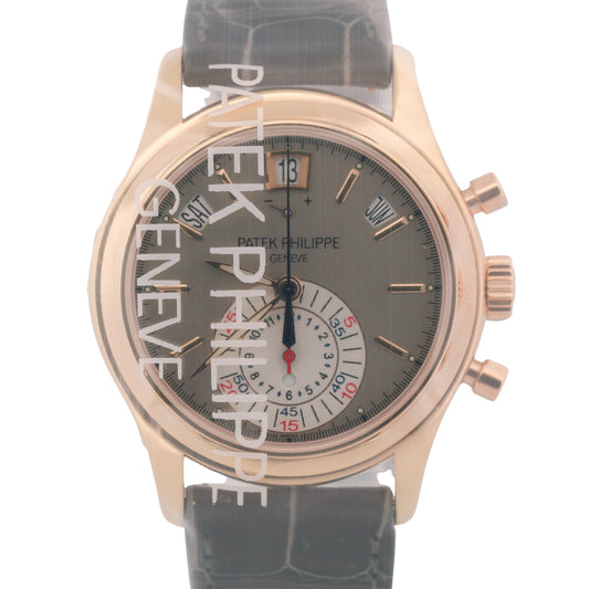 2026 SERVICE PAPERS Patek Philippe Annual Calendar GRAY 40mm 18K Gold 5960R BOX