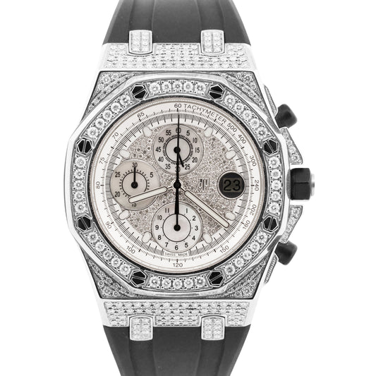 Audemars Piguet Royal Oak Offshore PAVE DIAMOND Chronograph Steel Rubber 26170ST