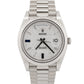 2021 Rolex Day-Date President 228239 Pave Diamond Blue 18K Gold 40mm Box Papers