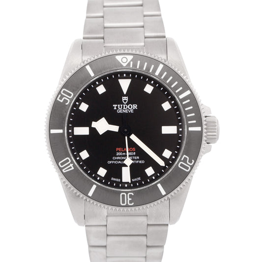 MINT Tudor Pelagos Black TITANIUM 39mm 25407N Automatic Rubber Red Watch BOX