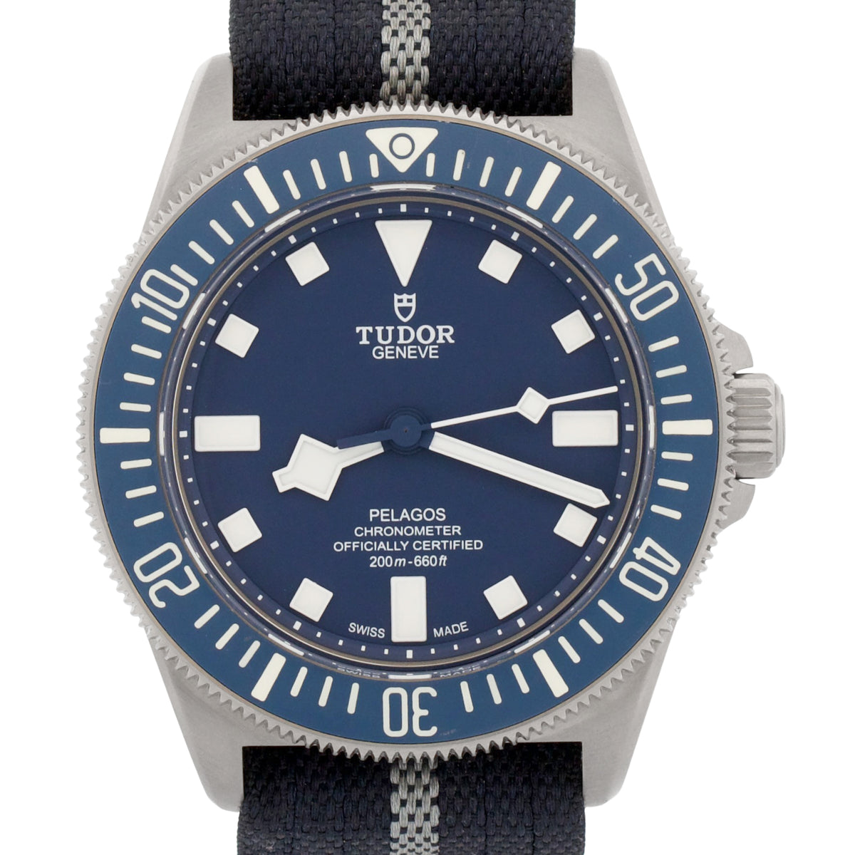 2022 Tudor Pelagos FXD 25707B/22 Navy Blue Titanium Fabric 42mm Box Papers