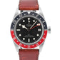 Tudor Black Bay 41 GMT 41mm PEPSI Red Blue Stainless Steel Leather 79830 RB