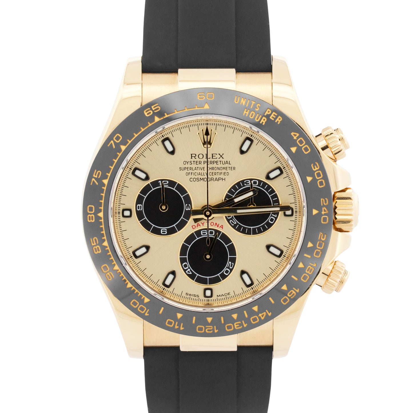 2019 PAPERS Rolex Daytona PIKACHU Champagne 18K YML Oysterflex 116518 LN BOX