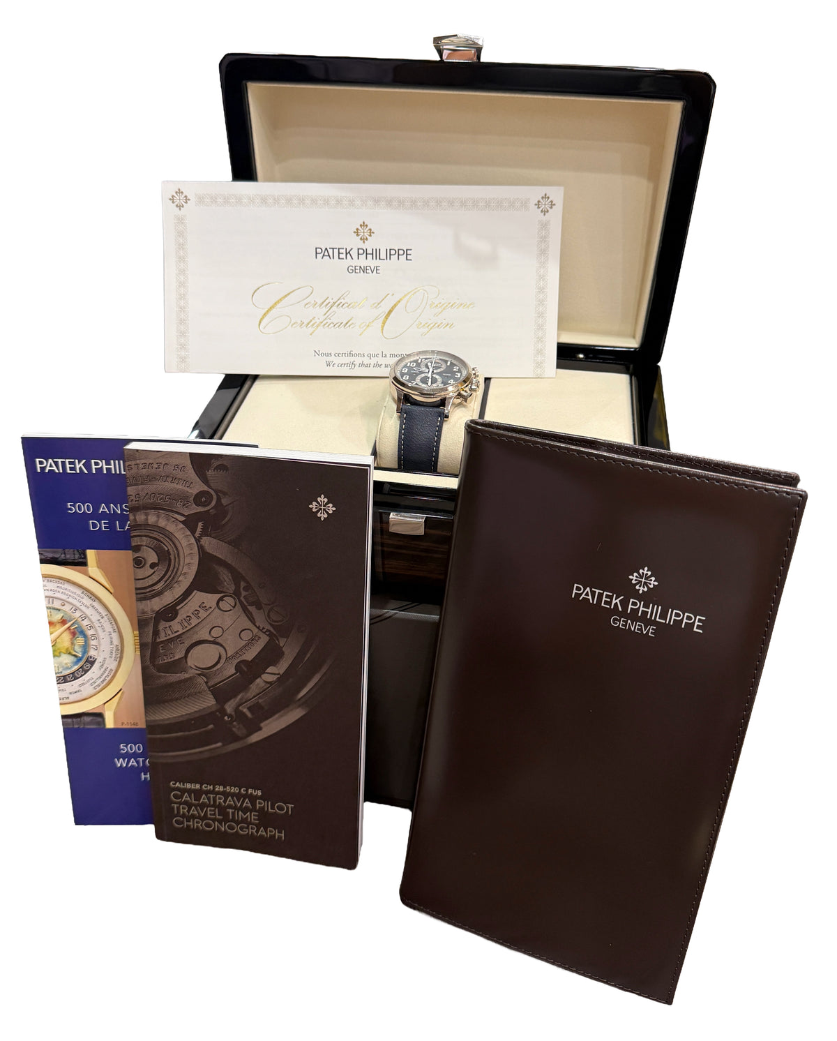 2025 Patek Philippe Travel Time Pilot 5925G-001 Blue 18K Gold 42mm Box Papers