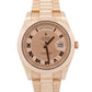 Rolex Day-Date II 218235 41mm President Pink Concentric Roman 18K Box Papers