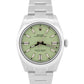 NEW STICKERED 2025 Rolex Oyster Perpetual 41 PISTACHIO GREEN 41mm 134300 BOX