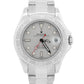 Rolex Yacht-Master Mid-Size PLATINUM Stainless Steel 35mm Oyster Watch 168622
