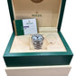 PAPERS Rolex Day-Date President 40mm Platinum BLUE QUADRANT Glacier 228206 BOX