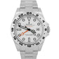 New Stickered Rolex Explorer II 216570 Polar White Steel NOS 42mm Box Papers