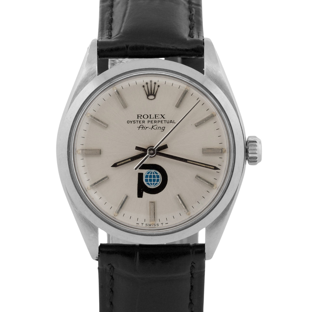 1979 Rolex Oyster Perpetual Air-King 5500 Silver Pool Intairdril Steel 34mm