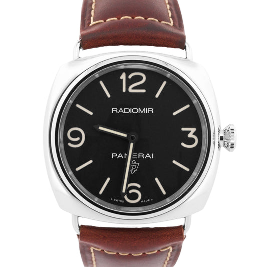 2023 PAPERS Panerai Radiomir Base PAM00753 Steel Leather 45mm PAM753 Watch BOX