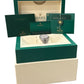 PAPERS Rolex Day-Date 18K GOLD FACTORY PAVE RAINBOW DIAMOND SAPPHIRE 128239 BOX