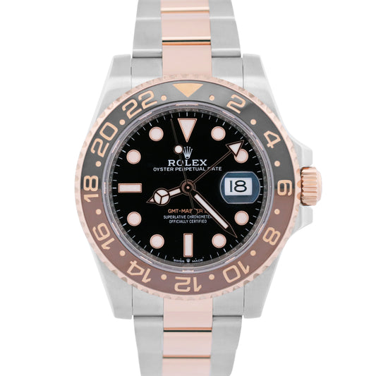 2023 PAPERS Rolex GMT-Master II 18K Gold ROOT BEER Brown 126711 CHNR 40mm BOX