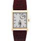 Audemars Piguet Museum Regulator 18K Rose Gold WHITE Leather 37mm x 25mm 25849OR