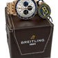 Breitling Navitimer B01 Chronograph SILVER 18K Rose Gold RB0137 46mm Watch BOX