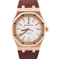 MINT PAPERS Audemars Piguet Royal Oak 41mm 18K Rose Gold Leather 15400OR BOX